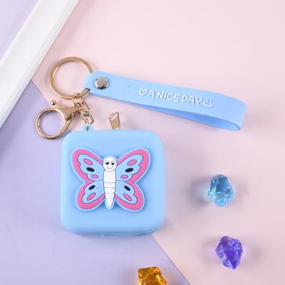 China Cute Fun Toy Silicone Key Coin Gifts Waterproof Coin Wallets Silicone Avocado Cartoon Purse Helmet Bag for sale