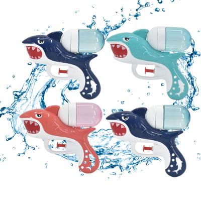 China Hot sale summer children's gun game beach shooting toys water shark toy gun water gun 3 color outdoor shooting toy some water for sale