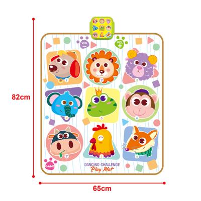 China ABS Educational Cartoon Musical Learning Model Dancing Mat Toys For Children for sale