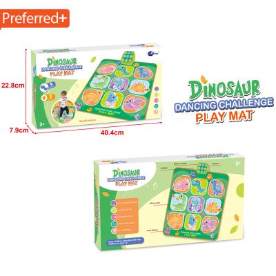 China ABS Dinosaur Educational Musical Learning Model Dancing Mat Toys For Children for sale