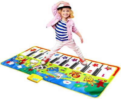 China Educational Toy Piano Musical Mat 8 Instrument Sounds Piano Mat For Toddlers Touch Electronic Dance Mat Baby Play Toy for sale