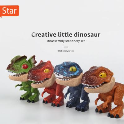 China New dinosaur puzzle stationery set tools children's school supplies dinosaur plays multi-functional creative toys 58.5*50.5*40cm for sale