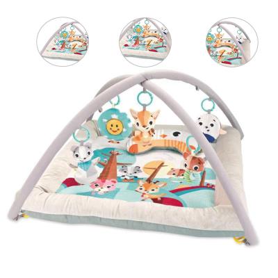 China Educational Toy Baby Gym Activity Center with Cognitive Early Development Playmats, 5 Animal Play Toys for Toddler Infant Bigger Non Slip Mat for sale