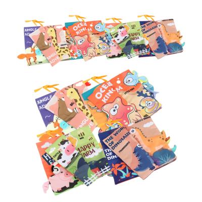 China Soft Baby Book Cloth Book Educational Learning Toy for Infant Cloth Baby Activity Fold Book for Infants Toddler for sale