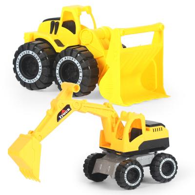 China Toy truck model Hot selling diy educational free wheel truck plastic toy in different design model for sale