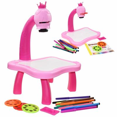 China Drawing Board Drawing Toy Projection Painting Toys Machine Amazon Projector Intelligent Children Plastic Drawing Board For Children for sale