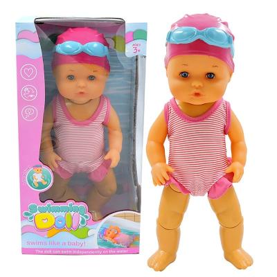 China Swimming Doll Plastic Electric Floating Swimming Children's Toys Swimming Toys Interesting Dolls Swimming Dolls Bathing Toys for sale