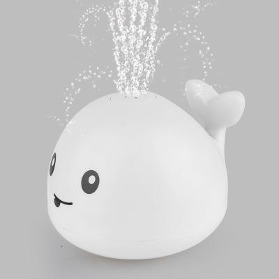 China Hot-selling Bath Toy New Electric Induction Water Spray Whale Toy Induction Water Spray Ball Toy with Light and Music Universal Water Toy for sale