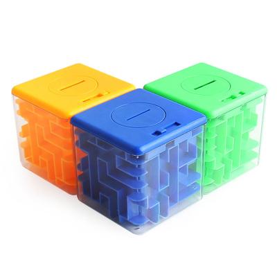 China Plastic 3D Puzzle Maze Toys Magic Cubes Kids Toy Fidget Educational Q.I. Toy for sale