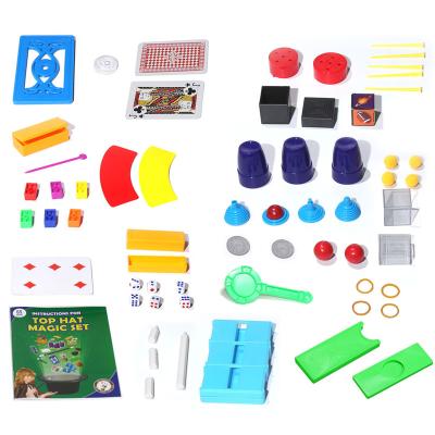 China Kids Magic Toy Magic Trick Toy With Hat Magic Wand Kids Stage Trucos Magic Props Sets Puzzle Magic for sale