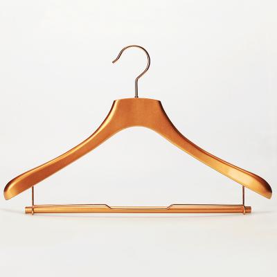 China Anti-Slip Bulk Wire Wooden Covering Clothes Pants Suit Coat Hangers 100 Pcs for sale