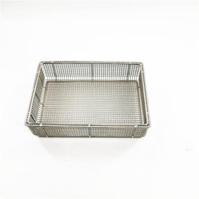 China Sustainable 304 Ultrasonic Cleaning Basket Ultrasound Disinfection for sale