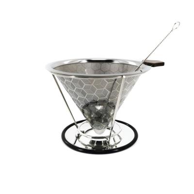 China Viable zhongliang's bestselling Mesh Drip Cold Brew Reusable Stainless Steel Paperless Coffee Filter for sale