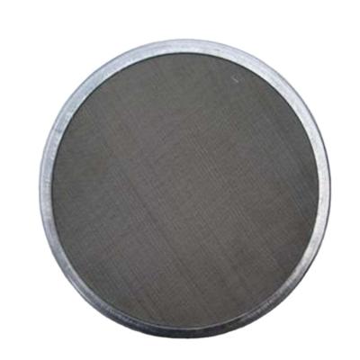 China With Frame Round Shape Filter Screen Disc Stainless Steel Mesh For Plastic Extruder Screens And Filters for sale