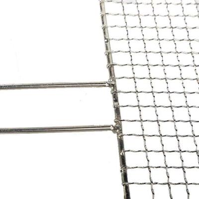 China Dustproof Outdoor Barbecue Stainless Steel Basket And Trays Barbecue Grill With Handle for sale