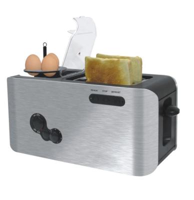 China Toaster+egg cooker 2019 new model multifunctional toaster with egg cooker breakfast maker for sale