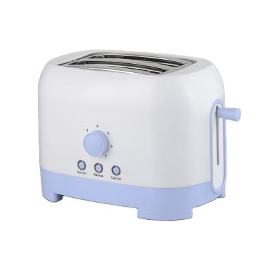 China New Household Hot Selling Design Plastic Fresh Touch 2 Slice Toasted Automatic Toaster Bread Toaster for sale