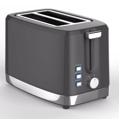 China Household New Design Hot Sale Design Stainless Steel Decoration 2 Slice Toast Automatic Toaster for sale