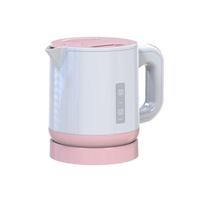 China Cordless Mini Kettle Plastic Jug Electric Travel Water Kettle Portable Kettle for sale