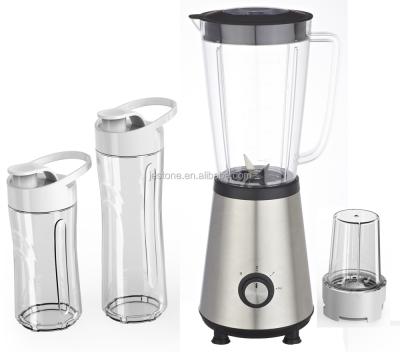 China Low MOQ AM-1383B Ambel Commercial Hot Sales High Quality Plastic 1.0L Jar 2 in 1 Table Blender Juicer Blender for sale