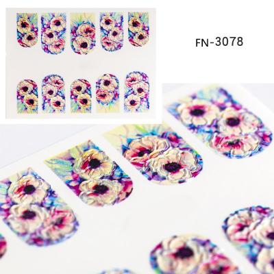 China Easy Apply Wholesale Nail Art Suppliers Samples Women Design Water Nail Wraps Sticker OEM for sale