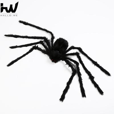 China Festival Decoration Sticks Custom Size Halloween Decorations Simulation Spiders Scary Spider Toys For Party Decoration for sale