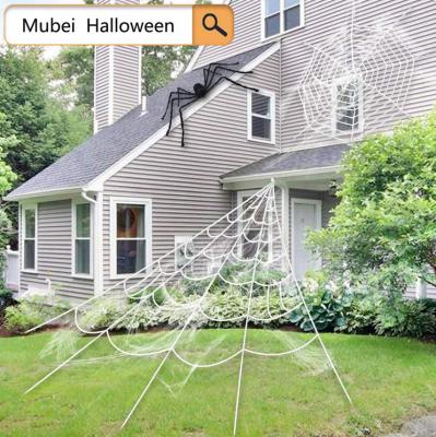 China New Large Garden Cobweb Cotton Decorations Party Halloween Decor Halloween Fake Cobweb Optional House Decoration Outdoor for sale