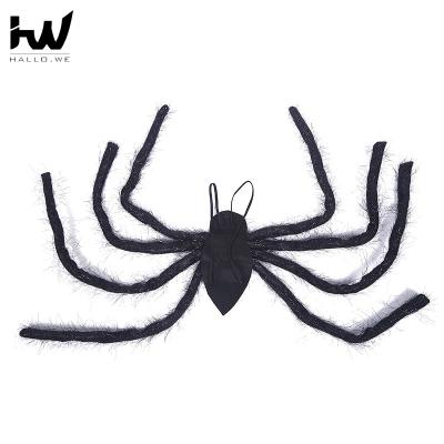 China Festival Decoration Sticks Large Halloween Scary Decorations Spiders Simulation Stick Spider Toys For Party Decoration for sale