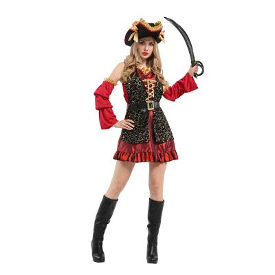 China New fashion direct role play Cosplay costume factory supply elegant pirates dress collocation for sale