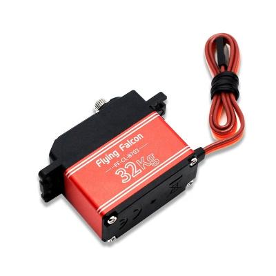 China Vehicles & Remote Control Toys 32kg Full Metal Waterproof Brushless High Quality Servo For Rc UAV Robotics And Applications Industrial Servo for sale