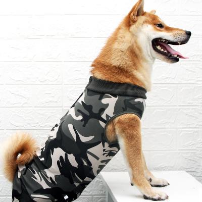 China Viable Hot Selling Dog Recovery Suit Dog Soothe Worry Clothes Dog Surgical Apparel Para de ropa perros for sale