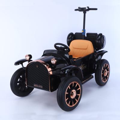 China Ride On Toy 2021 New Design Parent And Children Play Electric Car 12v Baby Ride On Car With Backing Board Kids Battery Car for sale