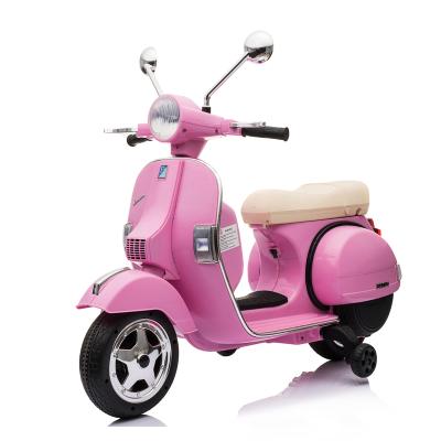 China 2019 Official Licensed Toy Vespa Kids Electric Motorcycle 12v Ride On Bike Toy Car for sale