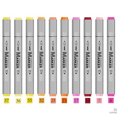 China Fiber Twin Tip Art Marker Pen With 60 Color for sale