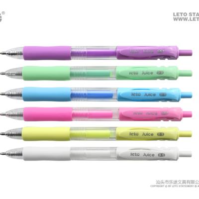 China Leto GP-2529-6 Full Color Retractable Gel Pen for sale