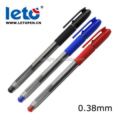 China Leto Normal GP-5932 Ultra Micro, Extra Fine Point -0.38mm-smooth, Red Blue Black Gel Pen for sale