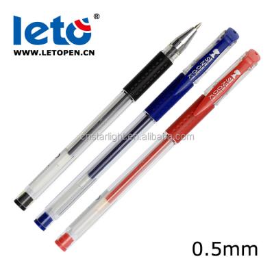 China office & School Pen Leto LT-009 0.5mm Gel Pen Roller Gel Pen Red Blue Black Blue for sale