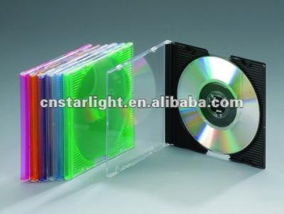 China Single Mini CD Case 4.5MM For 8CM Disc wiith Black Tray for sale