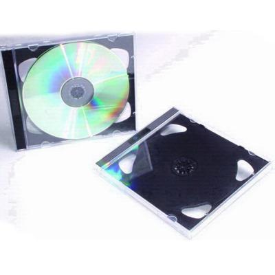 China Double 10.4mm double CD case with transparent tray for sale