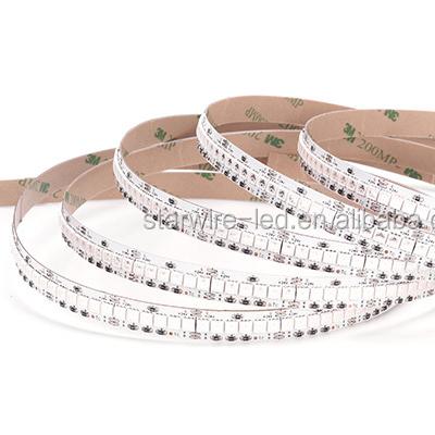 China Hotel flexible led strip RGB with SMD 3838 120leds 24V dc 80 white 8mm aluminum tiras 12.8W led rgb for sale