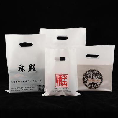 China Cheap Custom Biodegradable LDPE Bag Biodegradable Plastic Die Cut Plastic Shopping Bag for sale