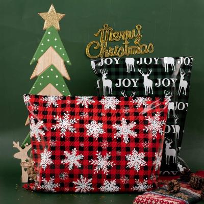 China shoes & poly apparel christmas ad custom ad 14 x 19 cute thick biodegradable poly tote bags for sale