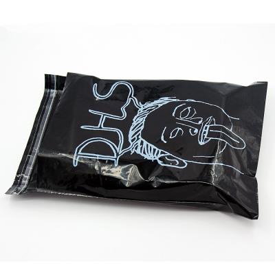 China Security Mailing Bags Customizead Black Poly Plastic For Clothing Packaging Wholesale Self Adhesive for sale