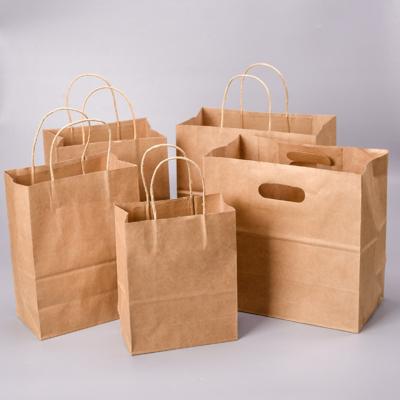 China Handmade Wholesale Thick Custom Logo Custom Logo Paper Bags Custom Kraft Paper Bag for sale