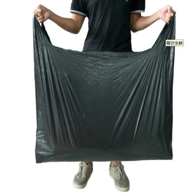 China BIODEGRADABLE Heavy Duty Biodegradable Garbage Bag Black Plastic Bag Roll Waste Bag for sale