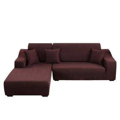 China L-shaped Sectional L-type Chair Stretch Fabric Couch Covers Couch Covers 1pcs Sofa Covers Softness Furniture Slipcovers American Style for sale