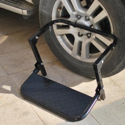 China Steel Truck, Offroad, SUV Exterior Accessories Foldable Tire Ladder for sale