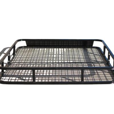 China Stainless Steel Metal Mesh Roof Luggage Basket Car Rack for sale