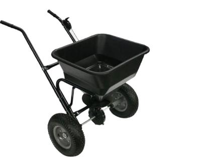 China Simple And Durable Garden Plastic Push Fertilizer Spreader TC2028 Capacity / Salt Spreader / Sand Spreader 40L for sale