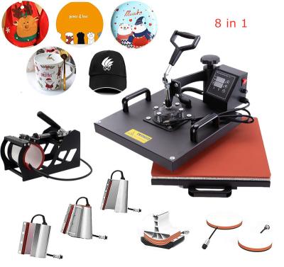 China Multifunctional Hotels 8 in1 Heat Press Machine Heat Press for sale